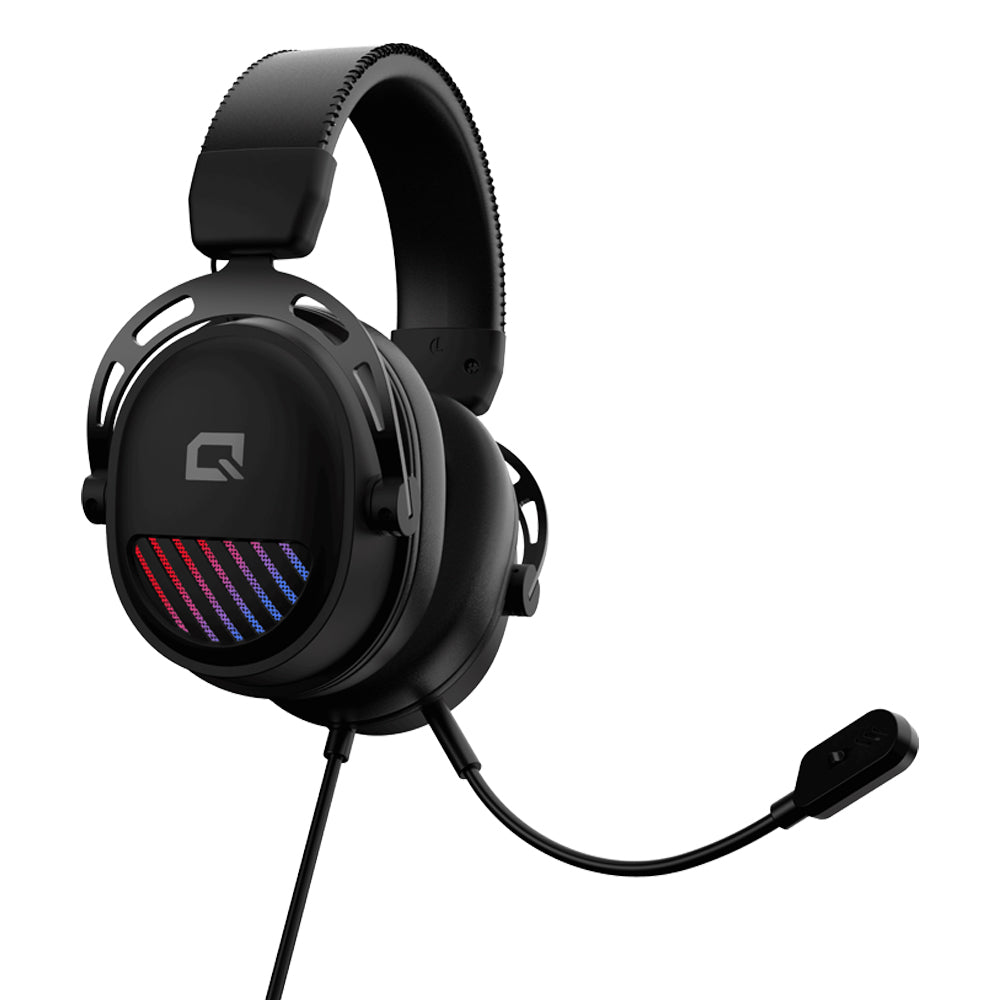 Quantum Gaming Thunderbass Rgb 50MM Driver Gürültü Önleyicili Mikrofonlu USB Rgb Gaming Kablolu Kulaklık
