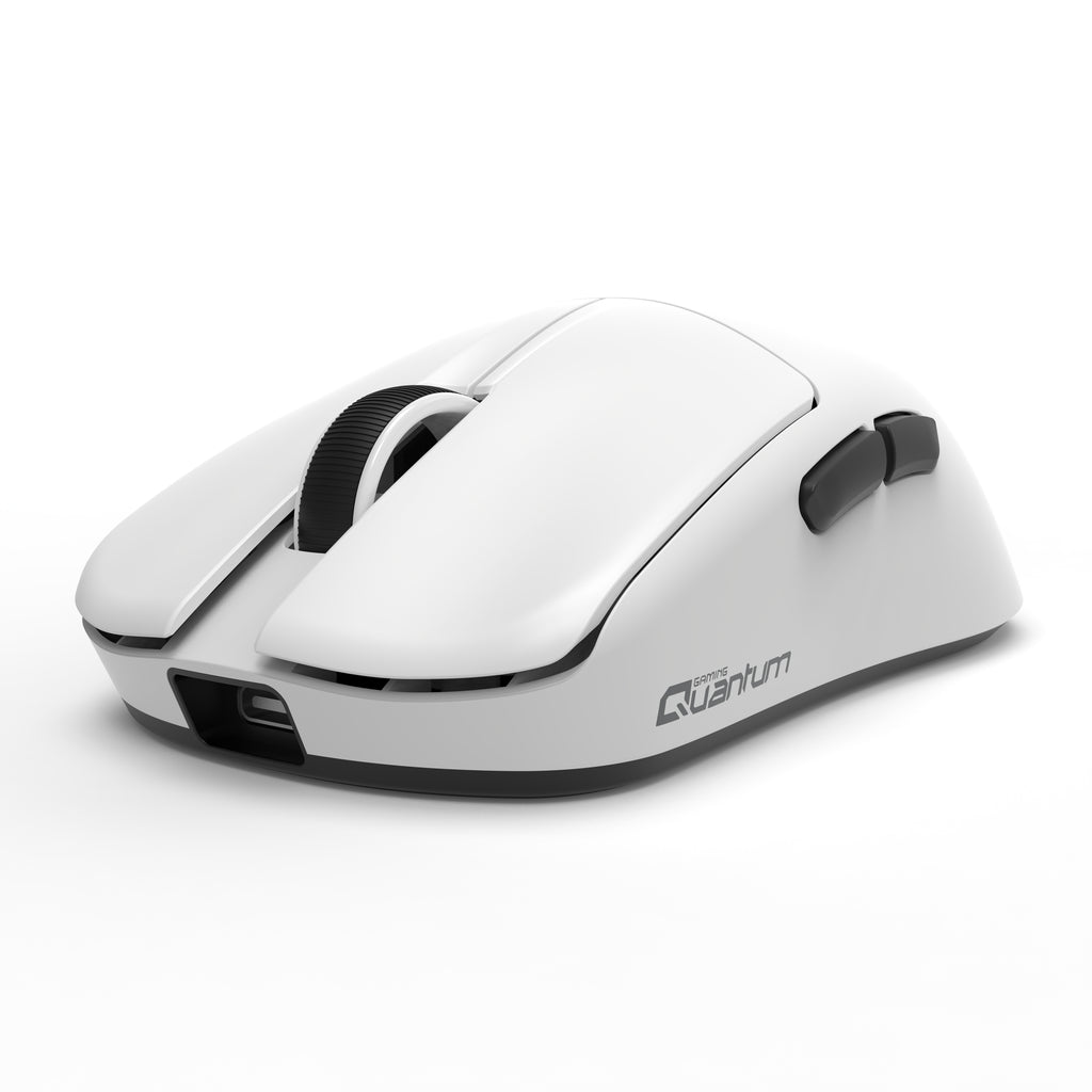 Quantum Gaming Fluxmouse G13 Pro 1000Hz PAW3311 Rgb Şarj stasyonlu 22.000 Dpi Kablosuz Beyaz Gaming Mouse
