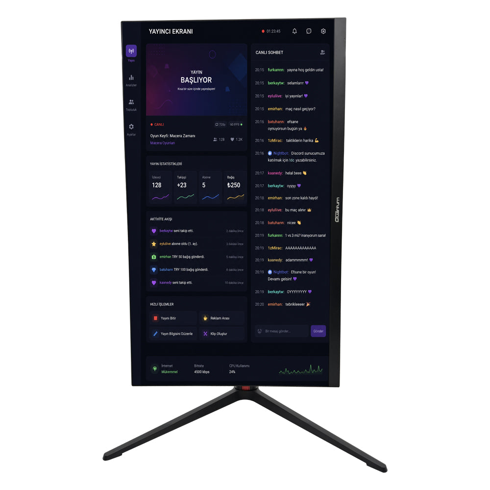 Quantum Gaming Shadow MG27B-B 27" 300Hz 1ms Pivot Kulaklık Tutacaklı IPS Gaming Monitör(Sıfır Ölü Pixel Garantili)