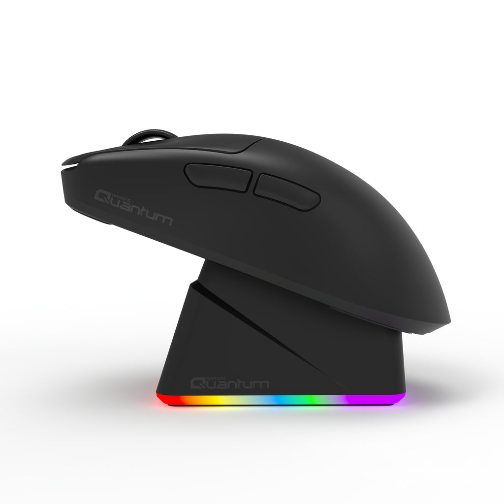 Quantum Gaming Fluxmouse G13 Pro 1000Hz PAW3311 Rgb Şarj Istasyonlu 22.000 Dpı Kablosuz Siyah Gaming Mouse