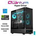 Quantum Gaming Hyper Driver I5-14400F 16GB DDR5 500GB Nvme RTX5060 8GB Masaüstü Oyuncu Bilgisayarı
