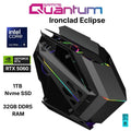 Quantum Gaming Ironclad Eclipse Ultra 9 285K 32GB Ddr5 1tb Nvme RTX5060 8gb 240MM Sıvı Soğutmalı Gaming Desktop
