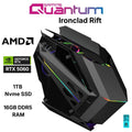 Quantum Gaming Ironclad Rift Ryzen 5 7500F 16GB Ddr5 1tb Nvme RTX5060 8gb Masaüstü Oyun Bilgisayarı