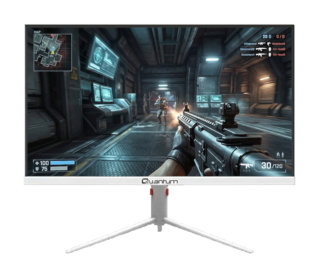 Quantum Pearl MG27W-A Fhd Va 300Hz 27" Flat Beyaz Yükseklik Ayarlı Gaming Monitör (Sıfır Ölü Pixel Garantili)