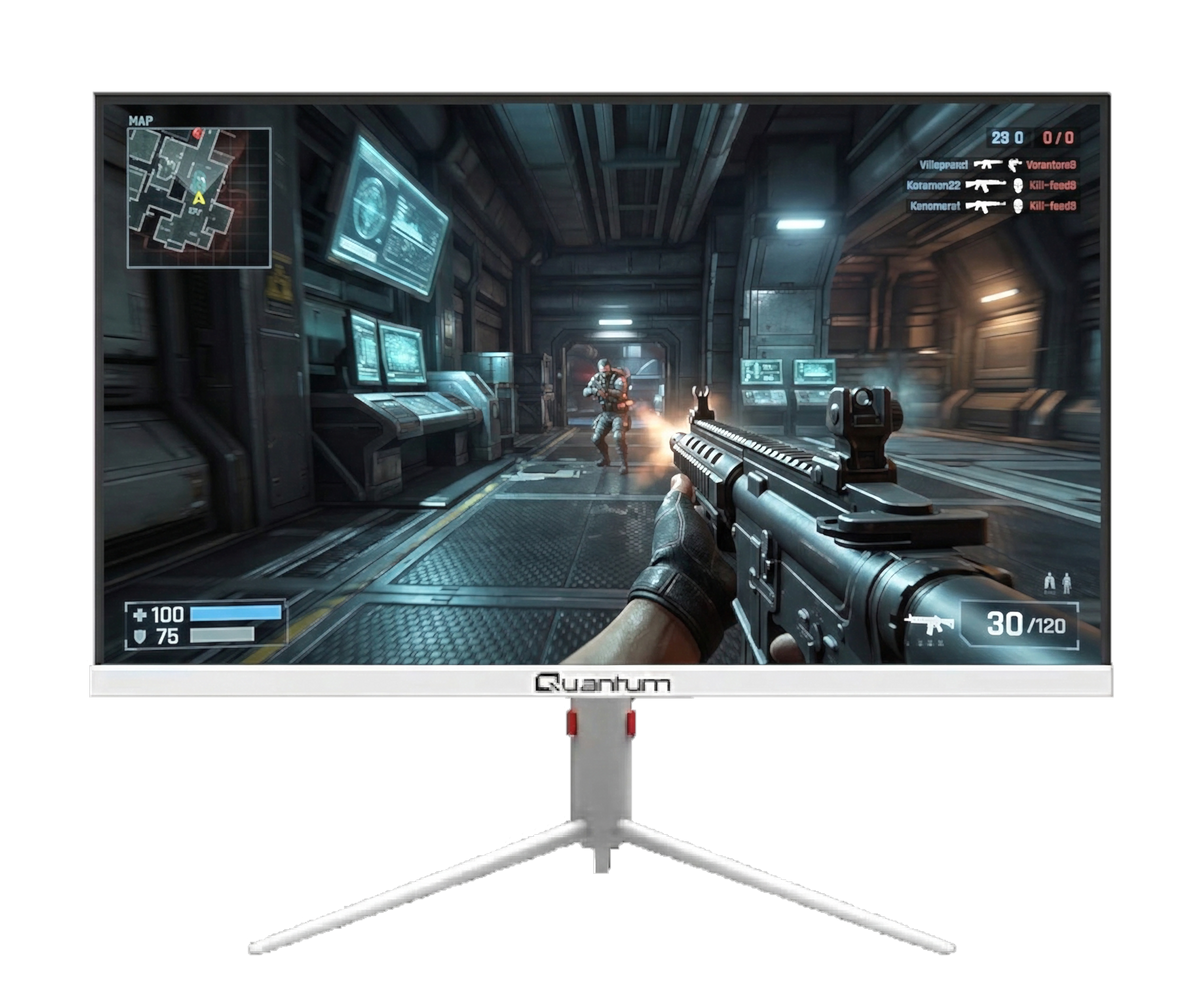 Quantum Pearl MG27W-A Fhd Va 300Hz 27" Flat Beyaz Yükseklik Ayarlı Gaming Monitör (Sıfır Ölü Pixel Garantili)