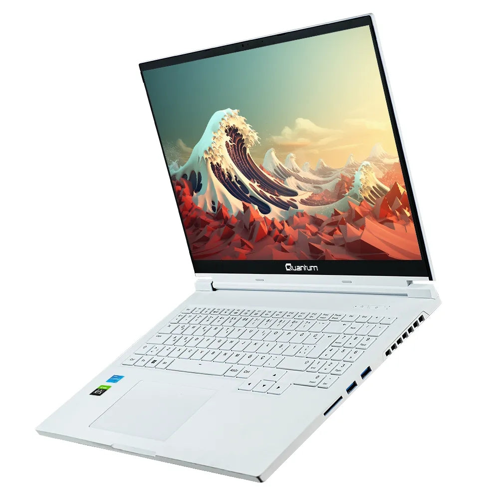 Quantum WhiteFang G5035 intel i5-13420H 16GB 512GB RTX3050 4GB HDMI 16" FreeDOS Beyaz Notebook