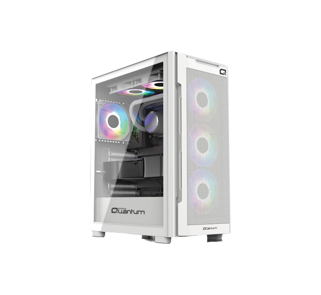Quantum Gaming Snapfire White Intel I5-14400F 16GB Ddr4 512GB Nvme SSD Rtx 5060 8gb Gaming Desktop
