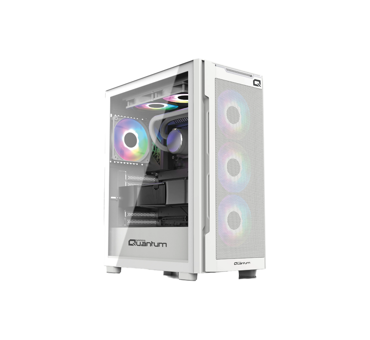 Quantum Gaming Snapfire White Intel I5-14400F 16GB Ddr4 512GB Nvme SSD Rtx 5060 8gb Gaming Desktop