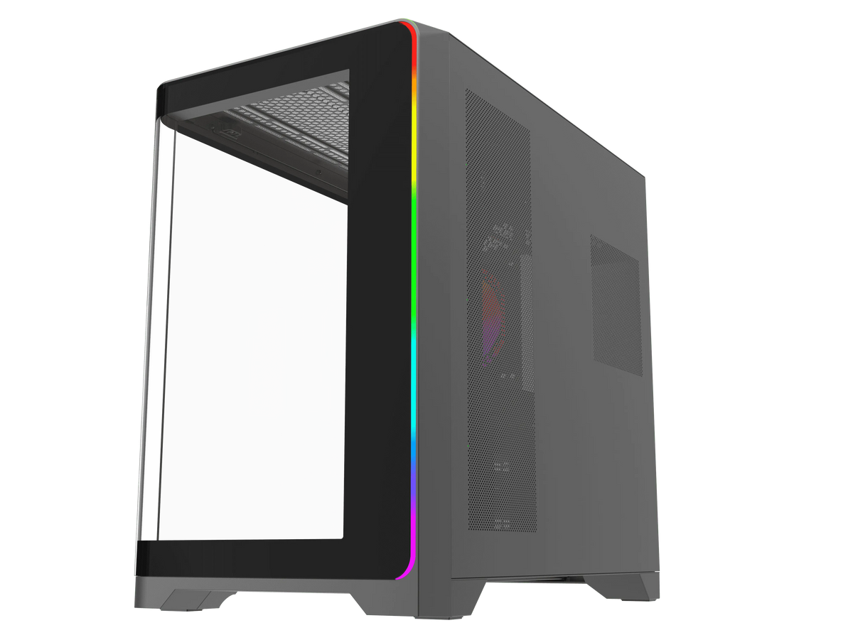 Quantum Gaming Stormforge Surge Intel i5-14400F 16GB DDR5 1TB NVMe SSD RTX5060 8GB Gaming Desktop
