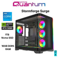 Quantum Gaming Stormforge Surge Intel i5-14400F 16GB DDR5 1TB NVMe SSD RTX5060 8GB Gaming Desktop
