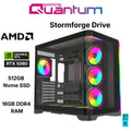 Quantum Gaming Stormforge Drive Ryzen 7 5700X 16GB Ddr4 512GB Nvme RTX5060 8gb Masaüstü Oyuncu Bilgisayarı
