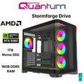 Quantum Gaming Stormforge Drive Ryzen 5 7500F 16GB Ddr5 1tb Nvme RTX5060 8gb Masaüstü Oyun Bilgisayarı