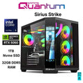 Quantum Gaming Sirius Strike Ultra 9 285K 32GB Ddr5 1tb Nvme RTX5060 8gb 240MM Sıvı Soğutmalı Gaming Desktop