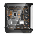 Quantum Gaming Proxima Siyah 4 Adet Argb Fan 390MM VGA Temperli Cam ve Type-C Bağlantılı 850W Gaming Kasa
