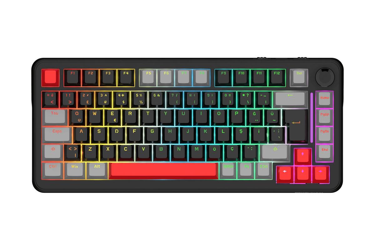 Quantum Gaming MechaCore Oetemu & Hot-Swap Switch RGB Kablolu Mekanik Klavye