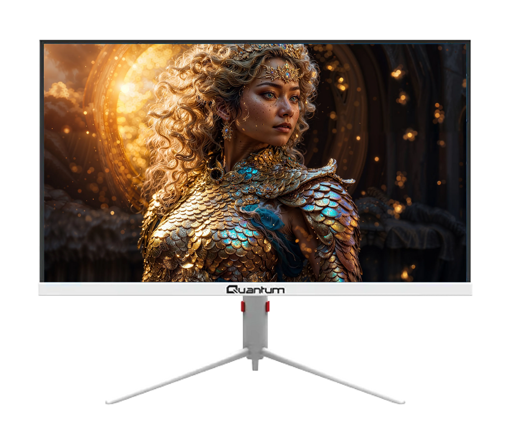 Quantum Pearl MG27W-A Fhd Va 300Hz 27" Flat Beyaz Yükseklik Ayarlı Gaming Monitör (Sıfır Ölü Pixel Garantili)