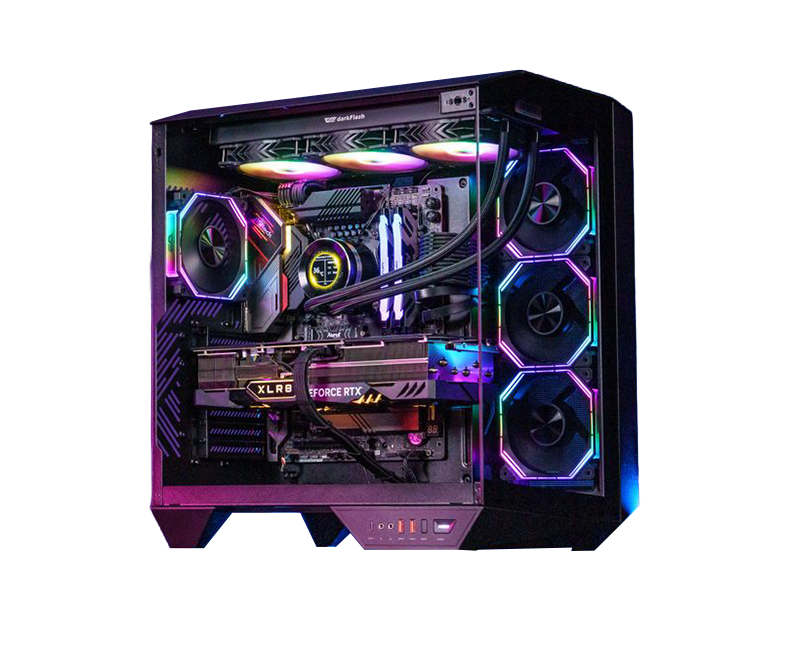 Quantum Gaming Proxima Siyah 4 Adet Argb Fan 390MM VGA Temperli Cam ve Type-C Bağlantılı 850W Gaming Kasa